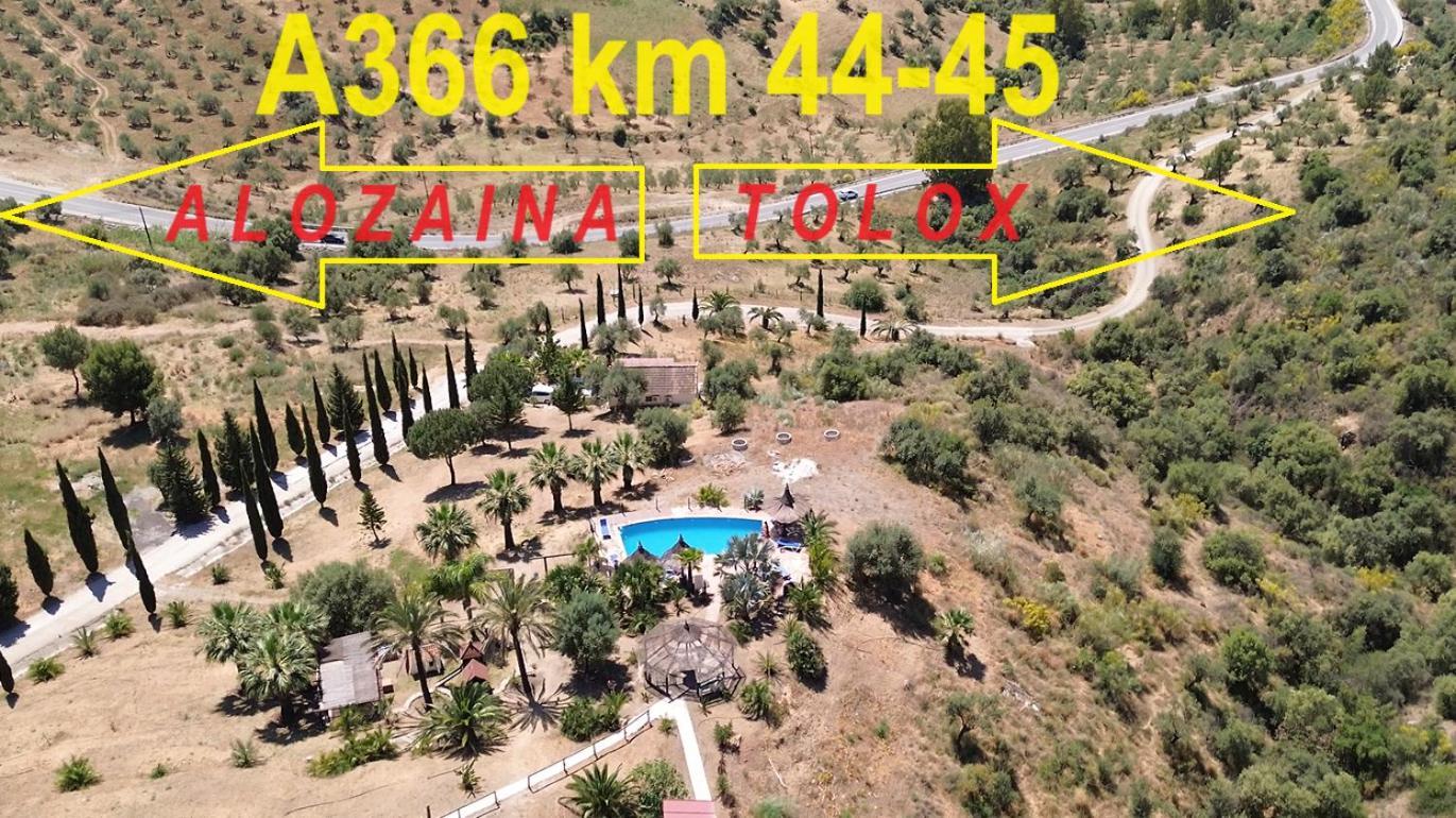 Rural Cottage, With Pool & Optional Private 6 Guests Jacuzzi Tolox Luaran gambar